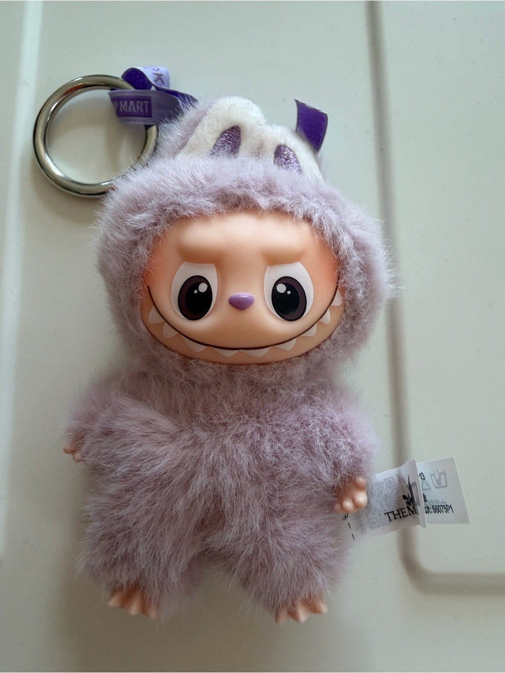 Labubu—Plush Lilac Monster Keychain Bag Charm - THEAM